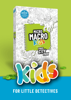 MicroMacro: Kids kachel. Für kleine Detektive.