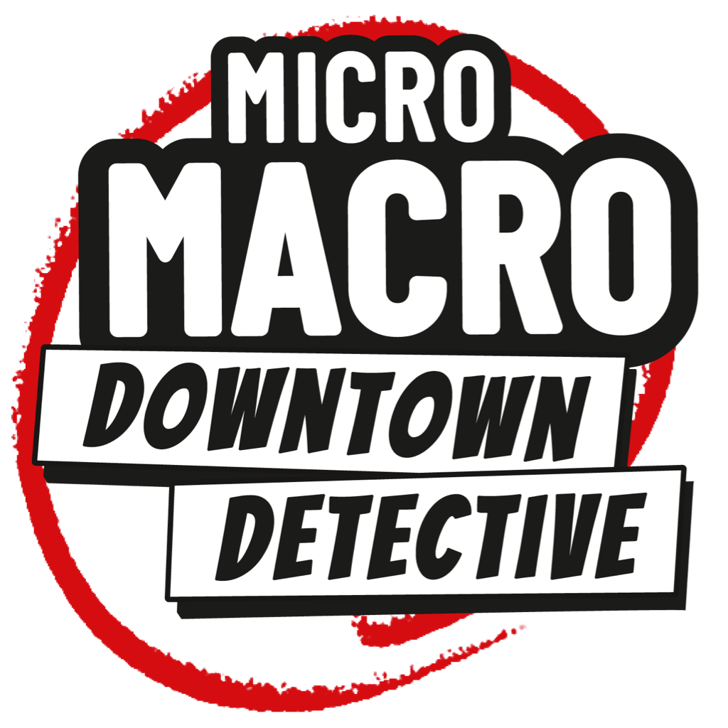 MicroMacro: Downtown Detective Logo